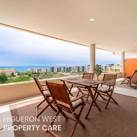 Apartamento Sunset Horizon - Sea View Terrace With Wellness Pool And Sauna, Higueron South,