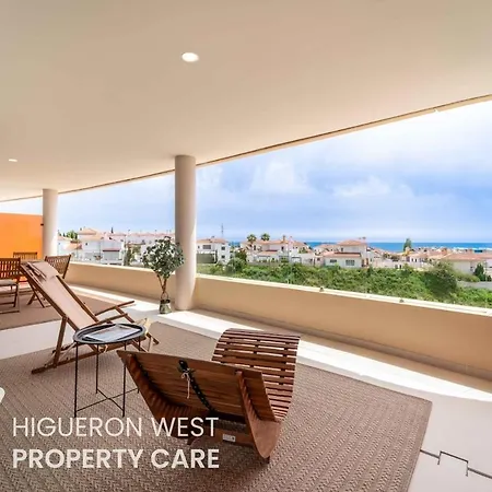Apartamento Sunset Horizon - Sea View Terrace With Wellness Pool And Sauna, Higueron South,