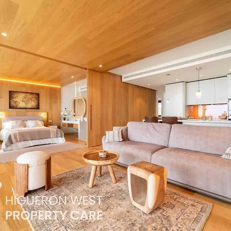 Apartamento Sunset Horizon - Sea View Terrace With Wellness Pool And Sauna, Higueron South,
